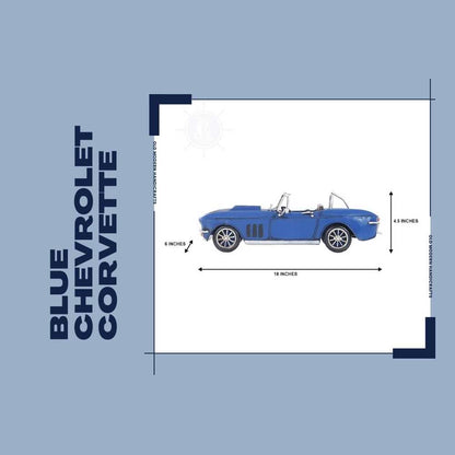Blue Chevrolet Corvette