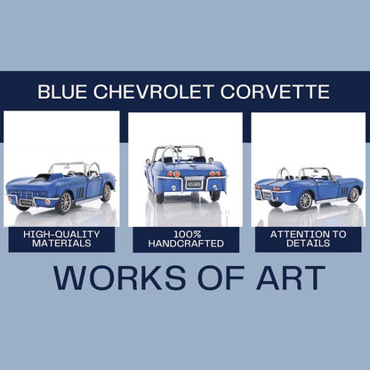 Blue Chevrolet Corvette