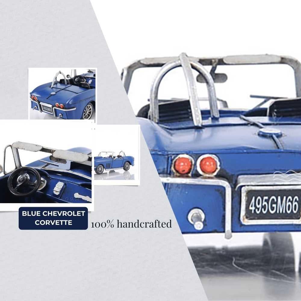 Blue Chevrolet Corvette