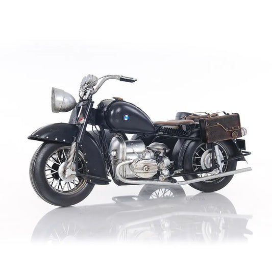 Black Vintage Motorcycle