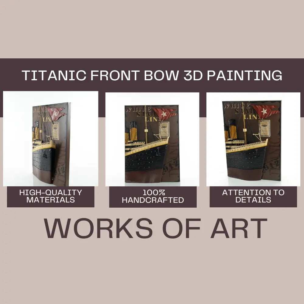 Titanic Front Bow 3D Painting