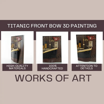 Titanic Front Bow 3D Painting