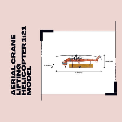 Hélicoptère-grue de levage aérien 1:21