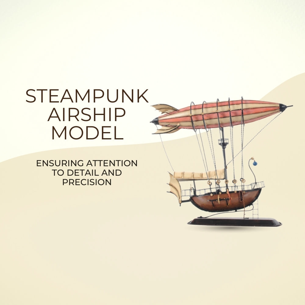 Maquette de dirigeable Steampunk