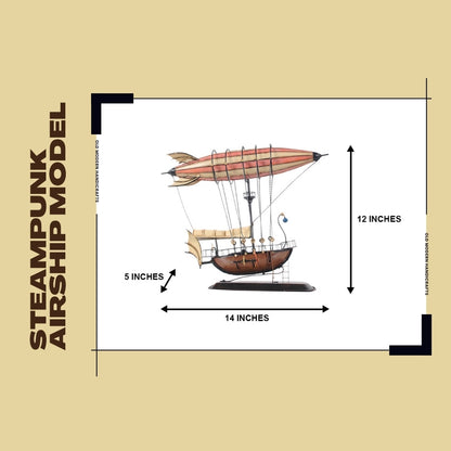 Maquette de dirigeable Steampunk