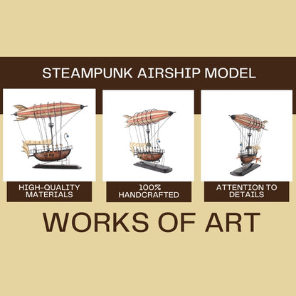 Maquette de dirigeable Steampunk