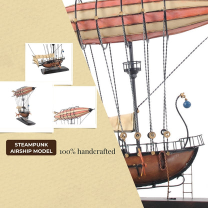 Maquette de dirigeable Steampunk