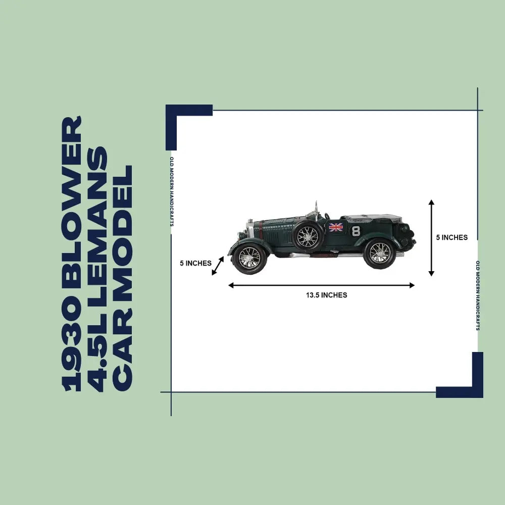 1930 Blower 4.5L LeMans Car Model