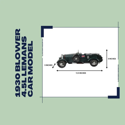 1930 Blower 4.5L LeMans Car Model