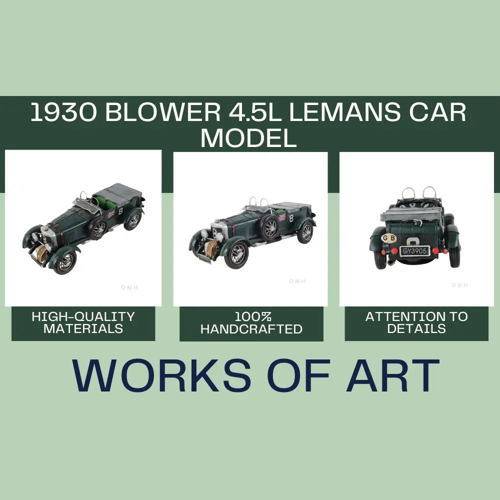 1930 Blower 4.5L LeMans Car Model