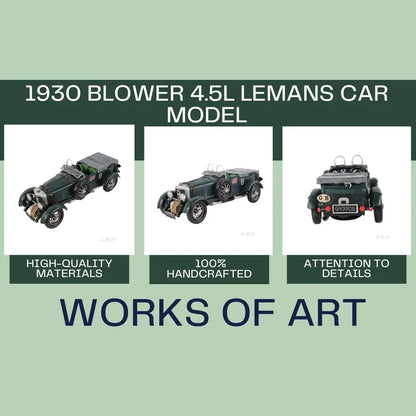 1930 Blower 4.5L LeMans Car Model
