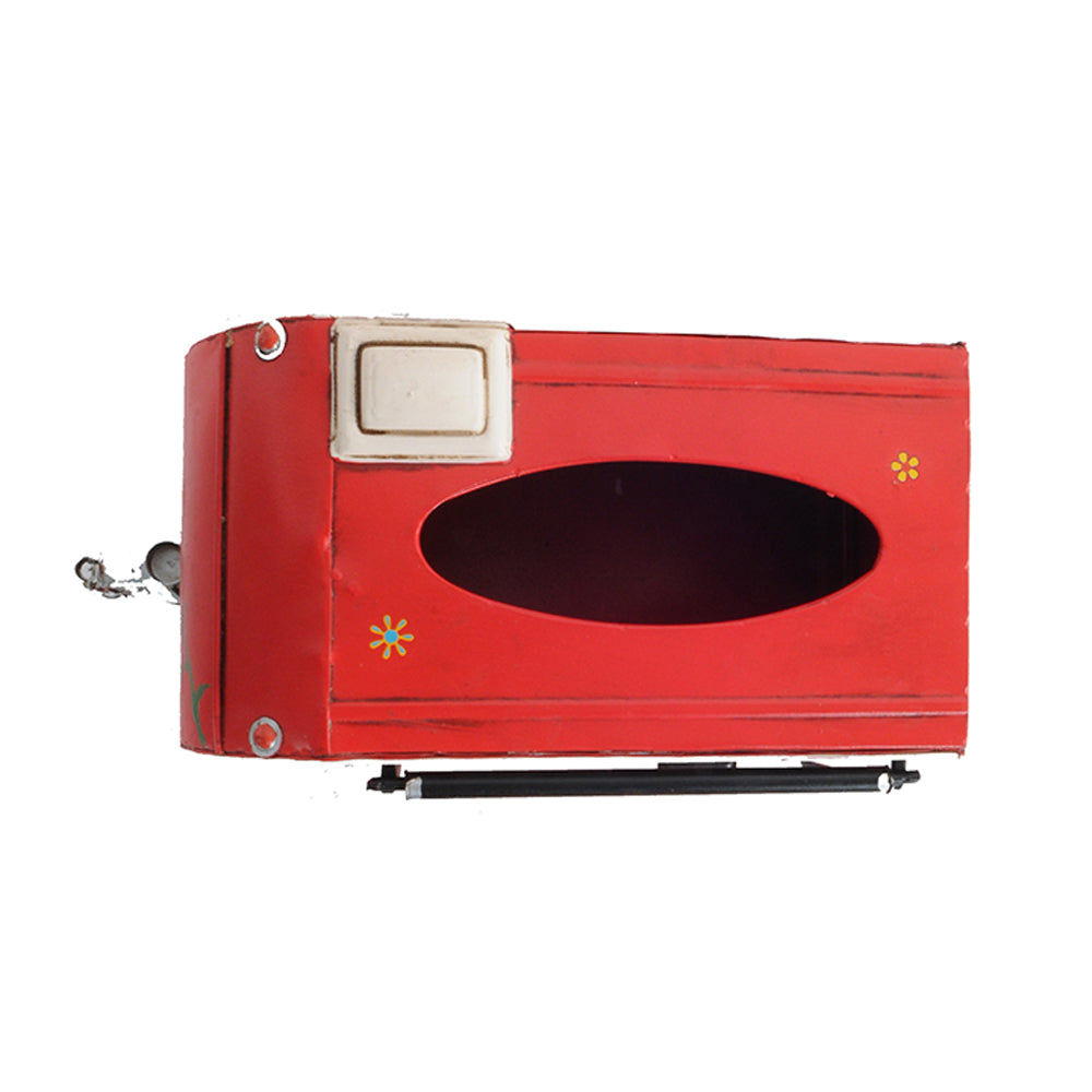 Red Trailer Tissue Holder