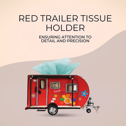 Red Trailer Tissue Holder