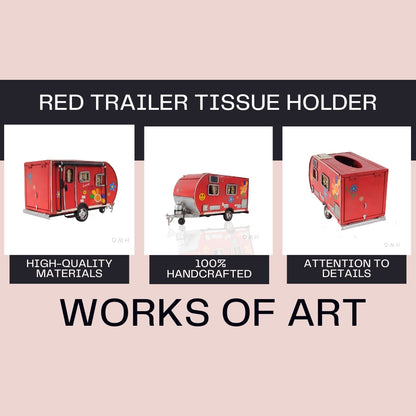 Red Trailer Tissue Holder