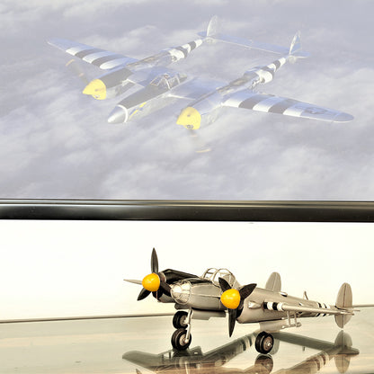 1940s U.S. Twin-Engine Fighter Plane