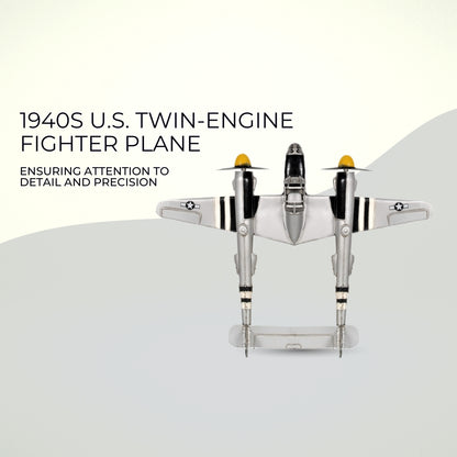 1940s U.S. Twin-Engine Fighter Plane