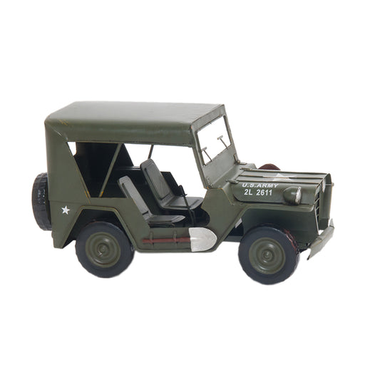 1940 Willys Quad Overland Jeep Model Araba Metal