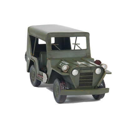 1940 Willys Quad Overland Jeep Model Car Metal