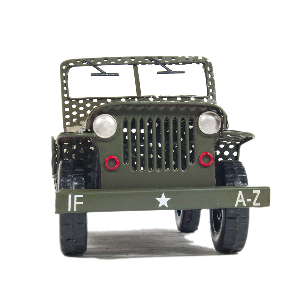 1945 Willys CJ-2A Overland Açık Şasi Jeep Model