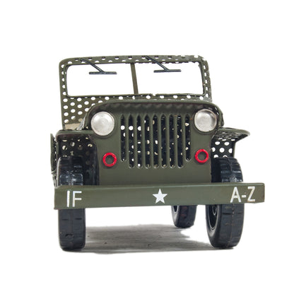1945 Willys CJ-2A Overland Açık Şasi Jeep Model