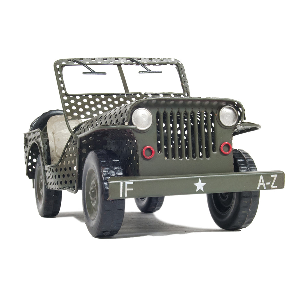 1945 Willys CJ-2A Overland Açık Şasi Jeep Model