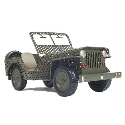 1945 Willys CJ-2A Overland Açık Şasi Jeep Model