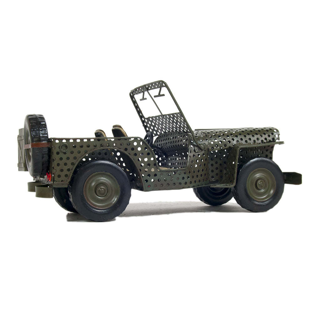 1945 Willys CJ-2A Overland Açık Şasi Jeep Model