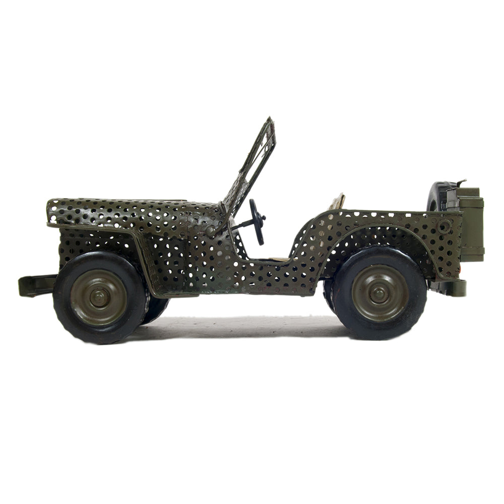 1945 Willys CJ-2A Overland Açık Şasi Jeep Model