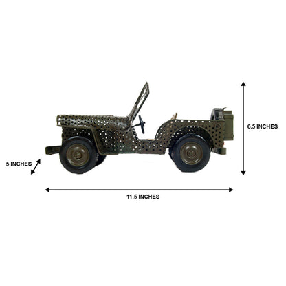 1945 Willys CJ-2A Overland Açık Şasi Jeep Model