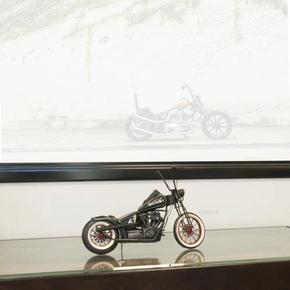 Hardcore 67 Chopper Motorcycle Metal Handmade