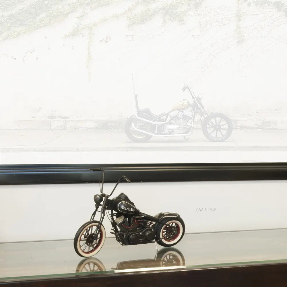 Hardcore 67 Chopper Motorcycle Metal Handmade