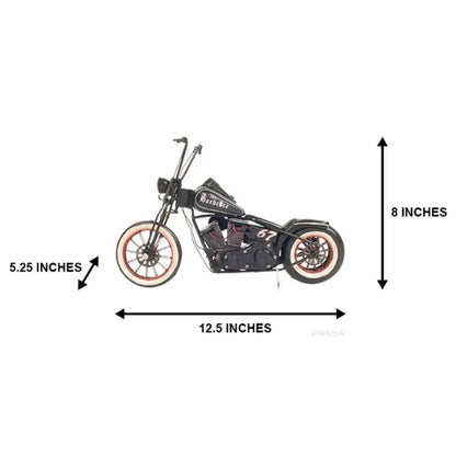Hardcore 67 Chopper Motorcycle Metal Handmade