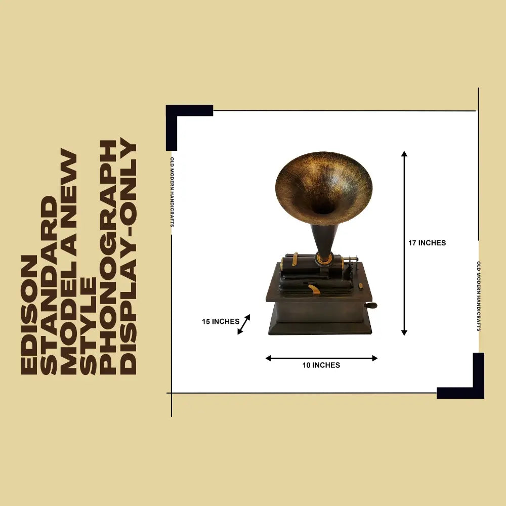 1901 Edison Standard Model A New Style Phonograph Display-Only ...