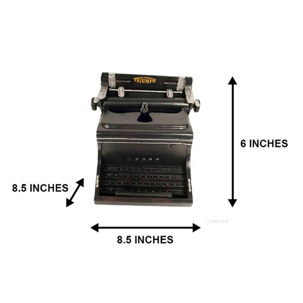 1945 Triumph German Typewriter Handmade Display-Only