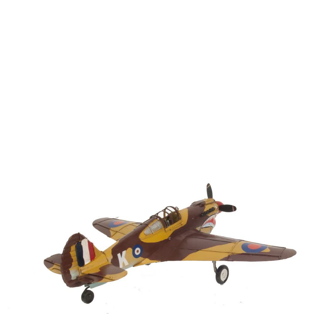 1941 Curtiss Hawk 81A Metal Handmade Scaled Model