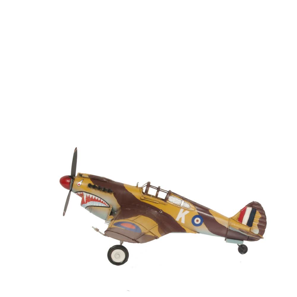 1941 Curtiss Hawk 81A Metal Handmade Scaled Model