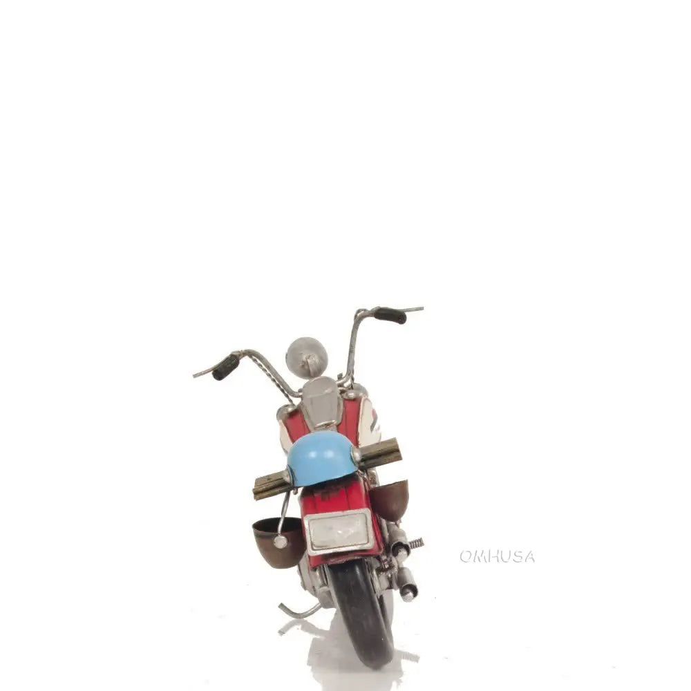 Red Harley-Davidson Motorcycle Metal Handmade