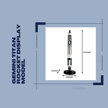 Gemini Titan Rocket Display Model