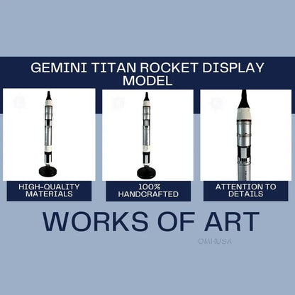 Gemini Titan Rocket Display Model