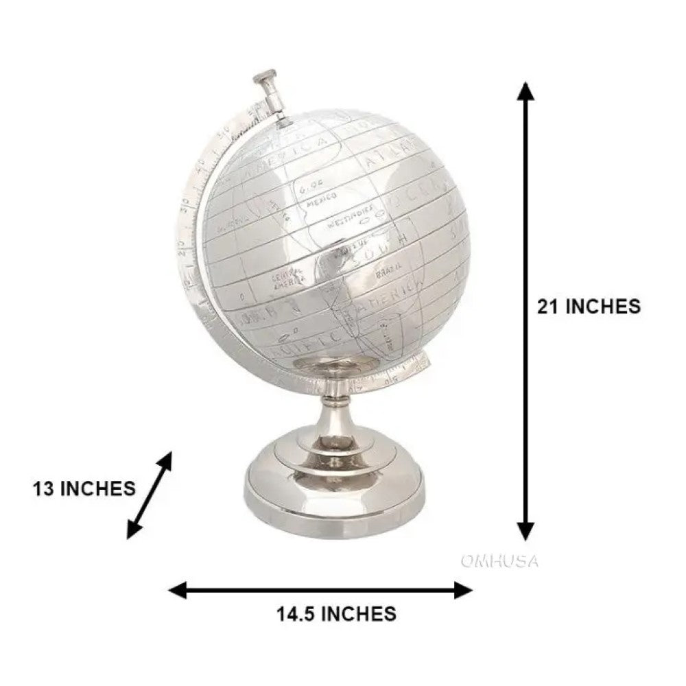 Alum Globe 13 Inches