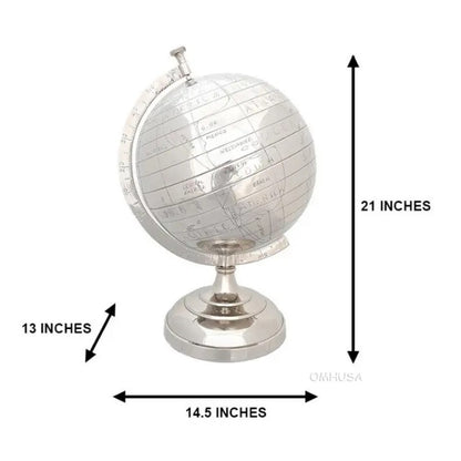 Alum Globe 13 Inches