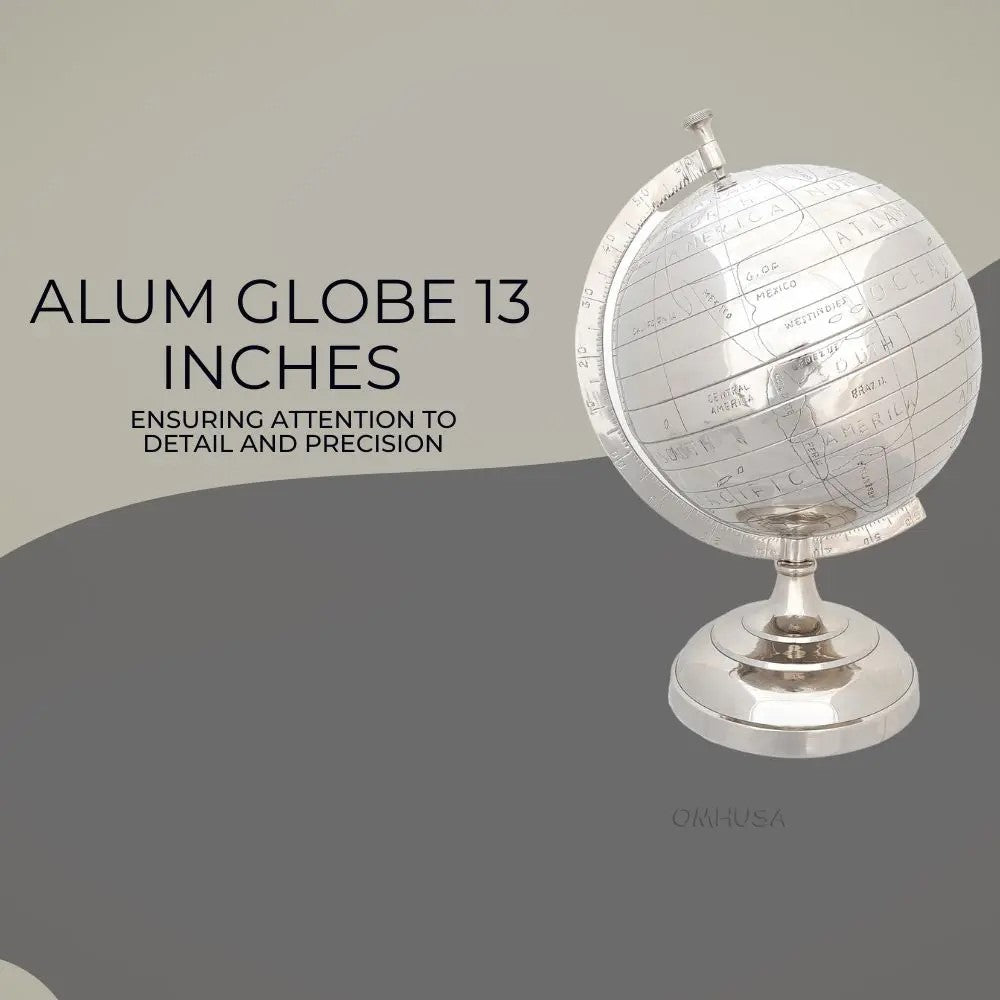 Alum Globe 13 Inches
