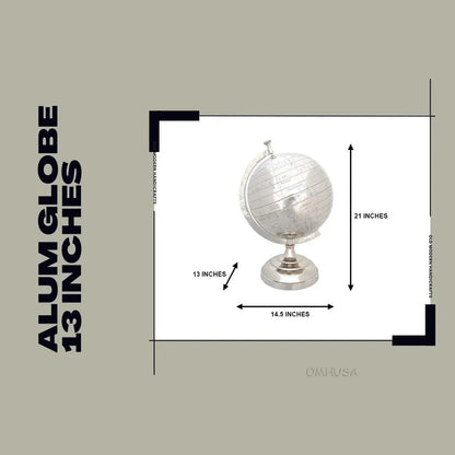 Alum Globe 13 Inches