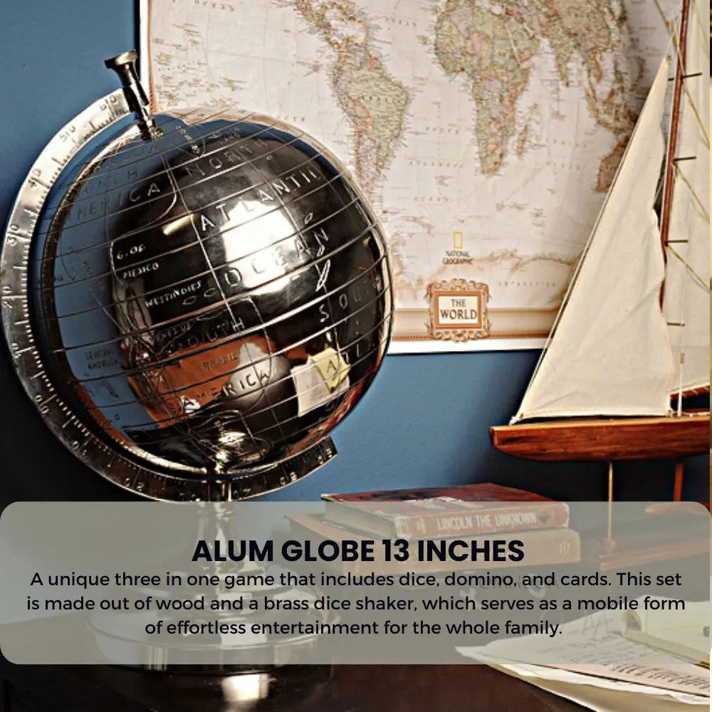 13 Inches Alum Globe 13 Inches – Captain Heritage