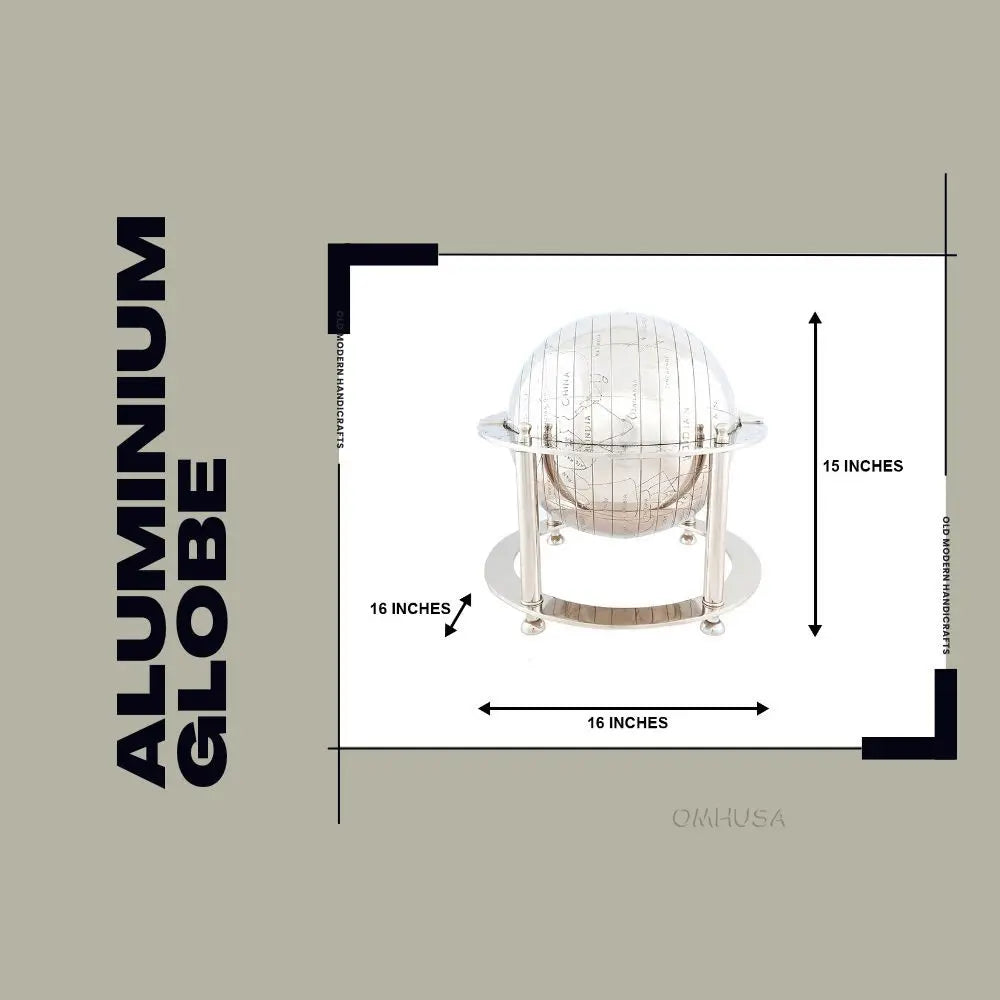 Globe en aluminium