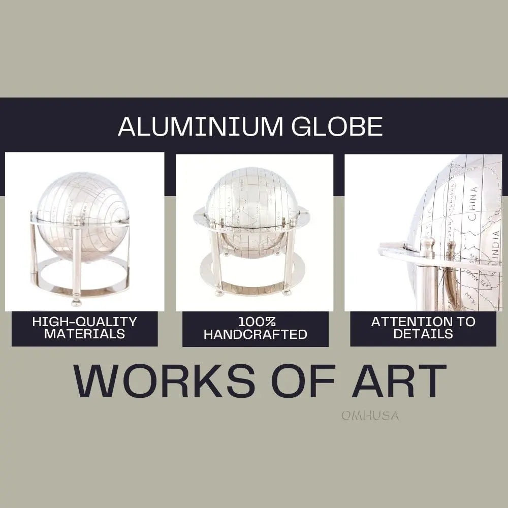 Globe en aluminium