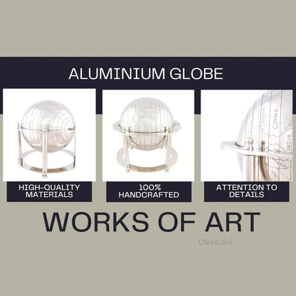 Globe en aluminium