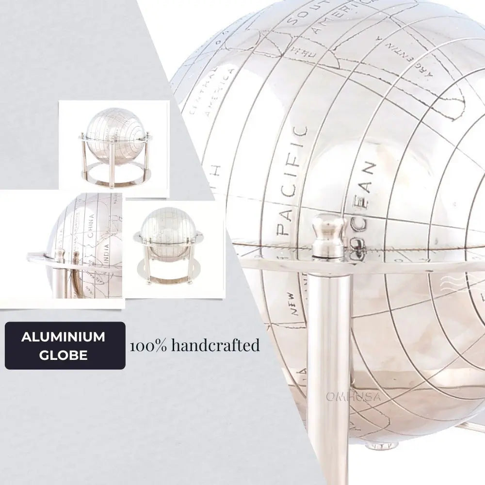Globe en aluminium