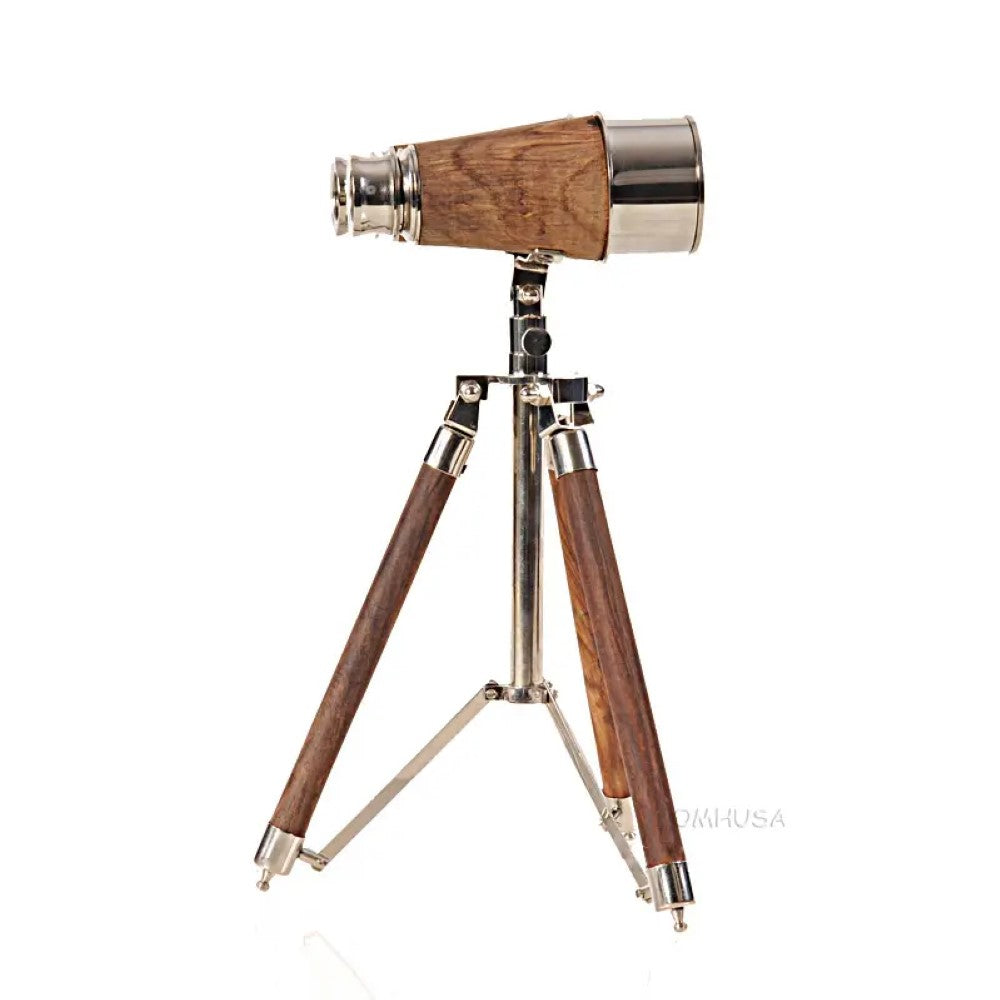 Jumelles en laiton sur support