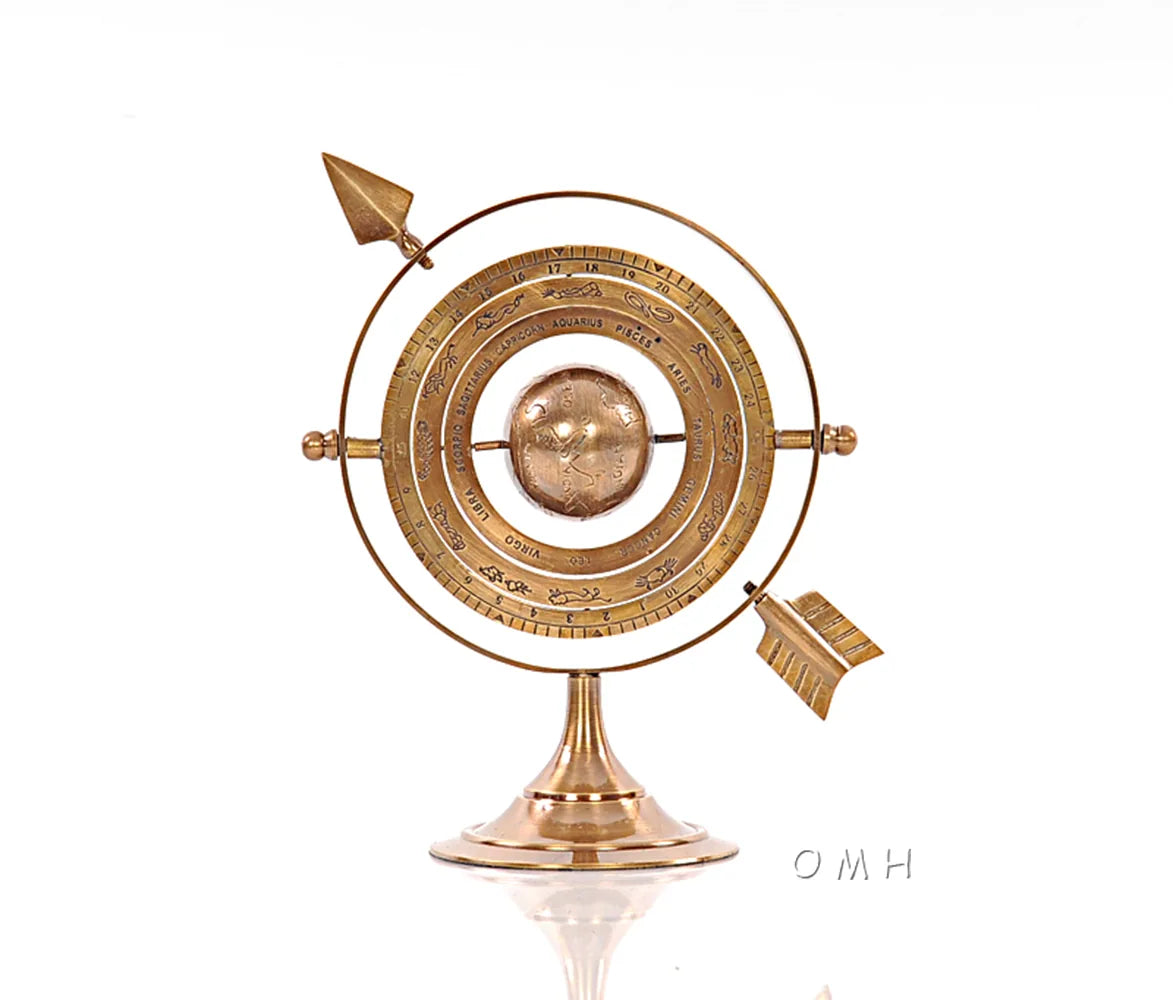 Brass Armillary 8 inches